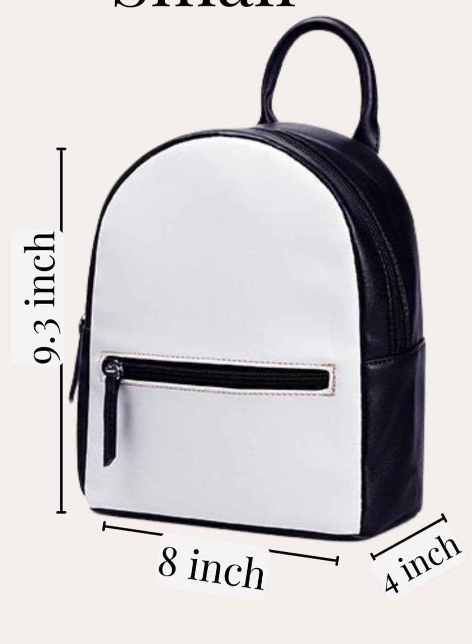 Enchanting Meadow PU Leather Backpack: Floral Design