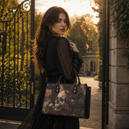 Velvet Remains Handbag - Dark Romance Mood