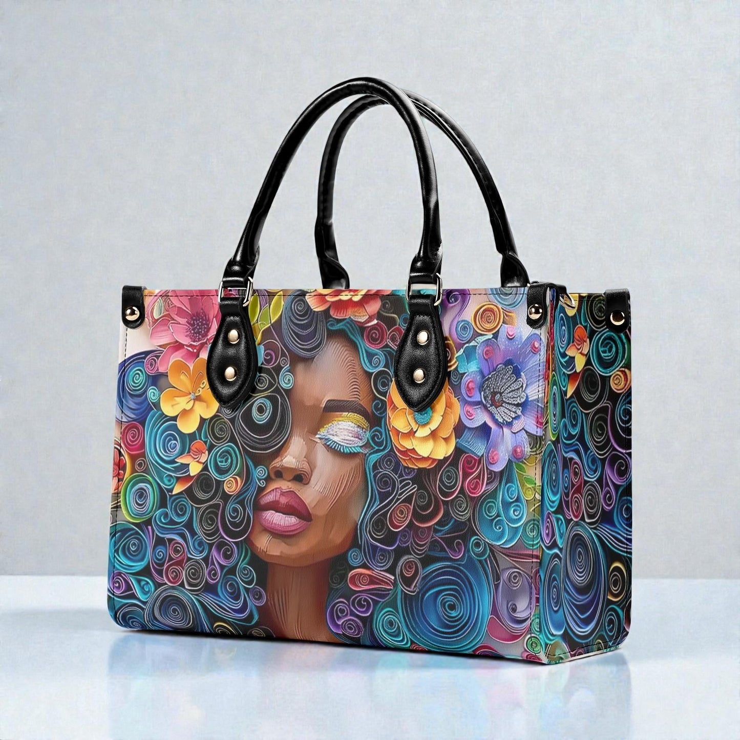 Afro-Centric Floral Handbag