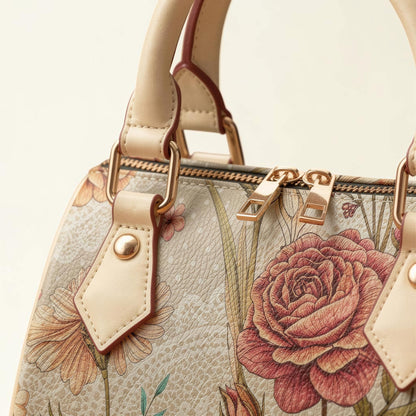 Rosewood Garden Mini Boston Handbag