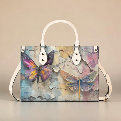 Artisan Butterfly Handbag: Vintage Romance
