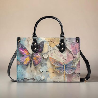 Artisan Butterfly Handbag: Vintage Romance