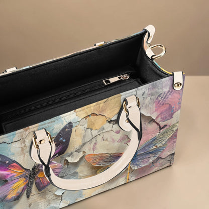 Artisan Butterfly Handbag: Vintage Romance