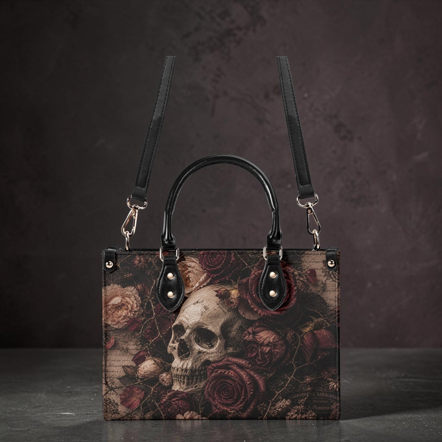Velvet Remains Handbag - Dark Romance Mood