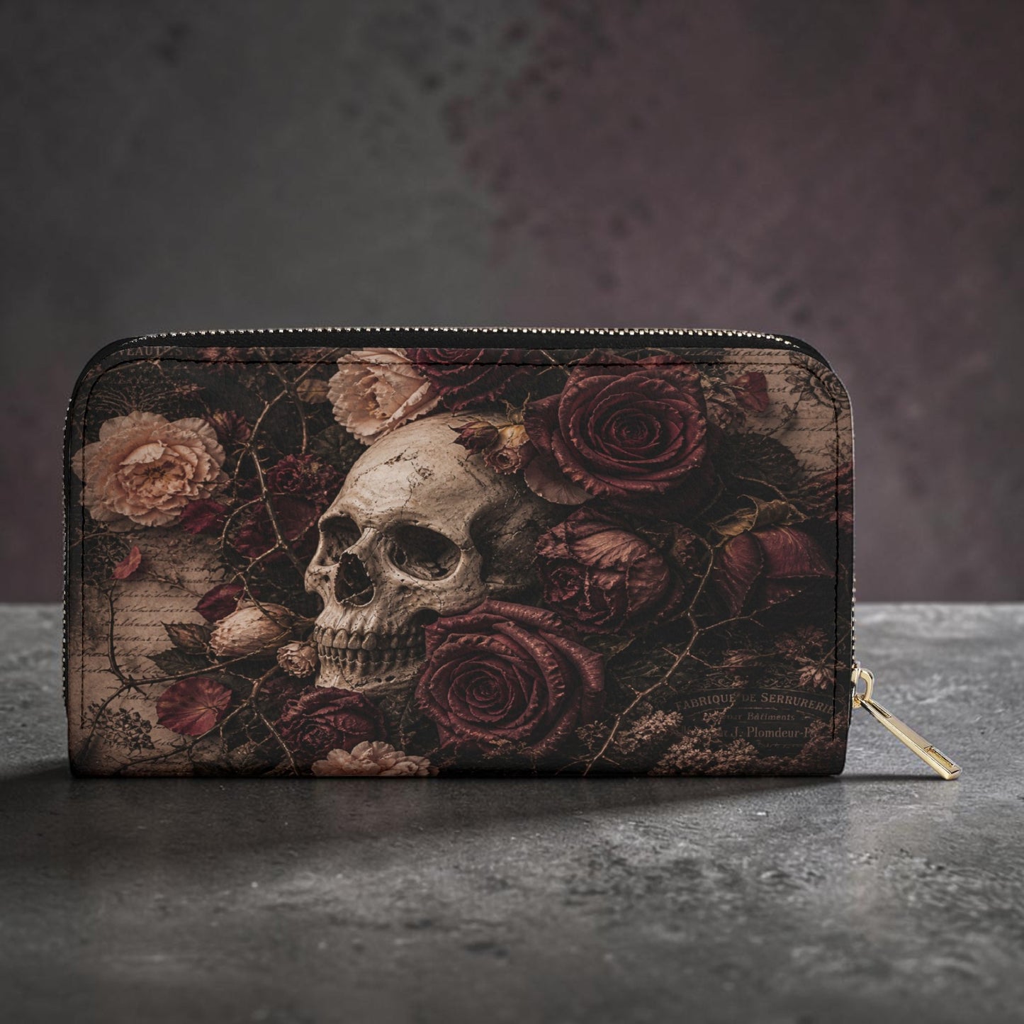Velvet Remains Handbag - Dark Romance Mood