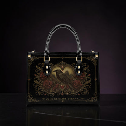Ravenheart Eternal Satchel – Dark Romance Raven Handbag