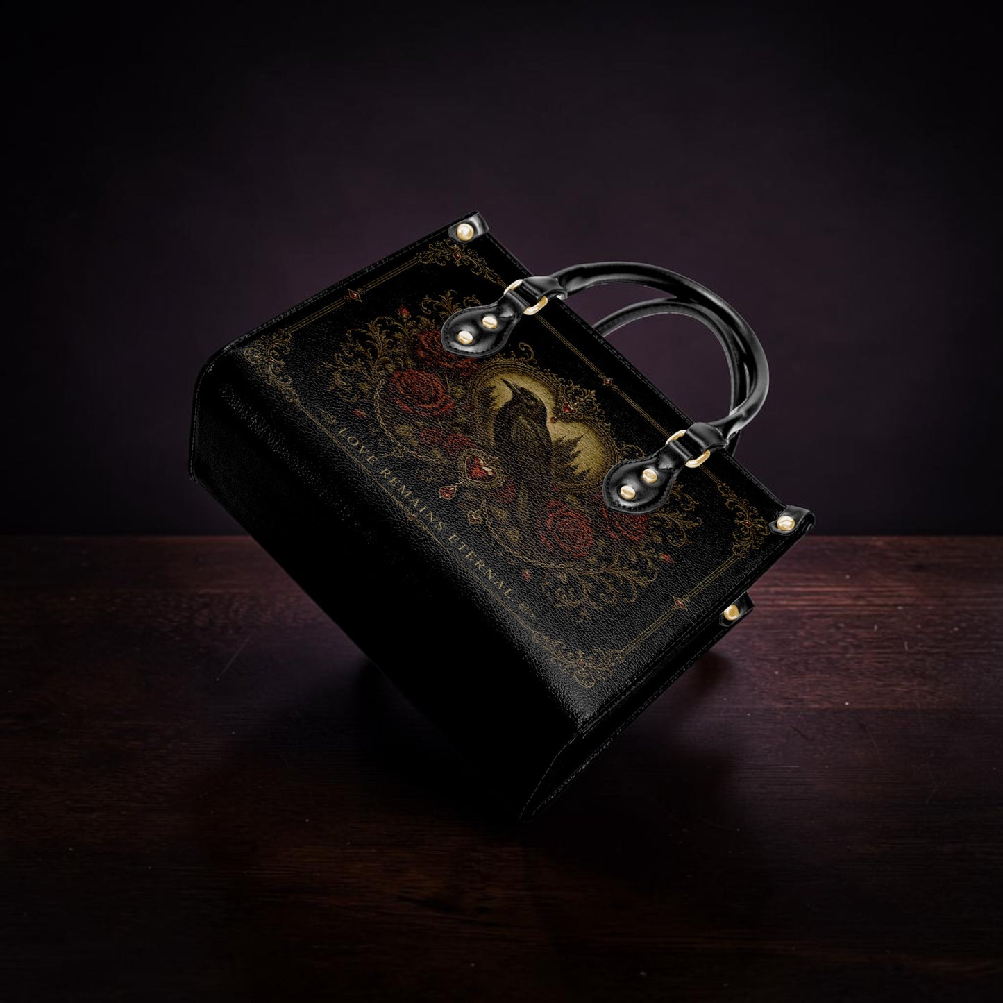 Ravenheart Eternal Satchel – Dark Romance Raven Handbag