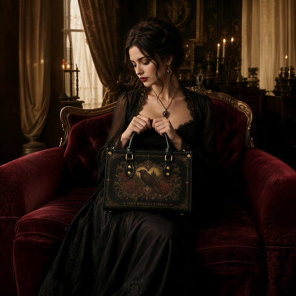 Ravenheart Eternal Satchel – Dark Romance Raven Handbag