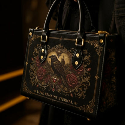 Ravenheart Eternal Satchel – Dark Romance Raven Handbag