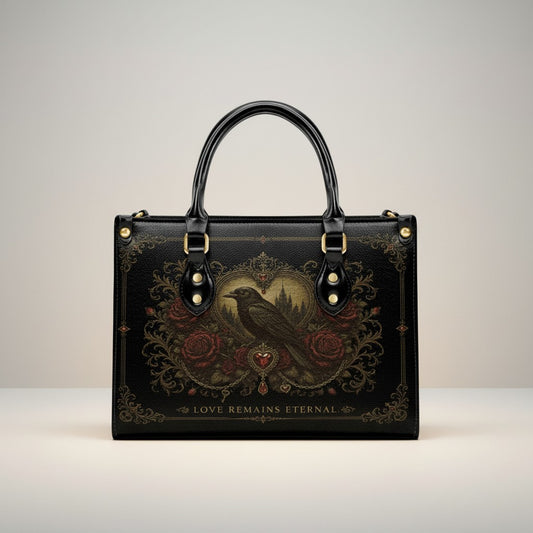 Ravenheart Eternal Satchel – Dark Romance Raven Handbag