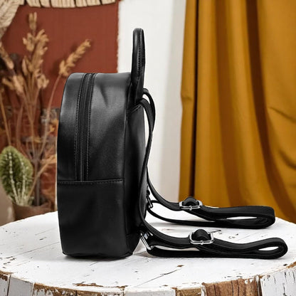 Moon Garden PU Leather Backpack: Witchycore Small Purse