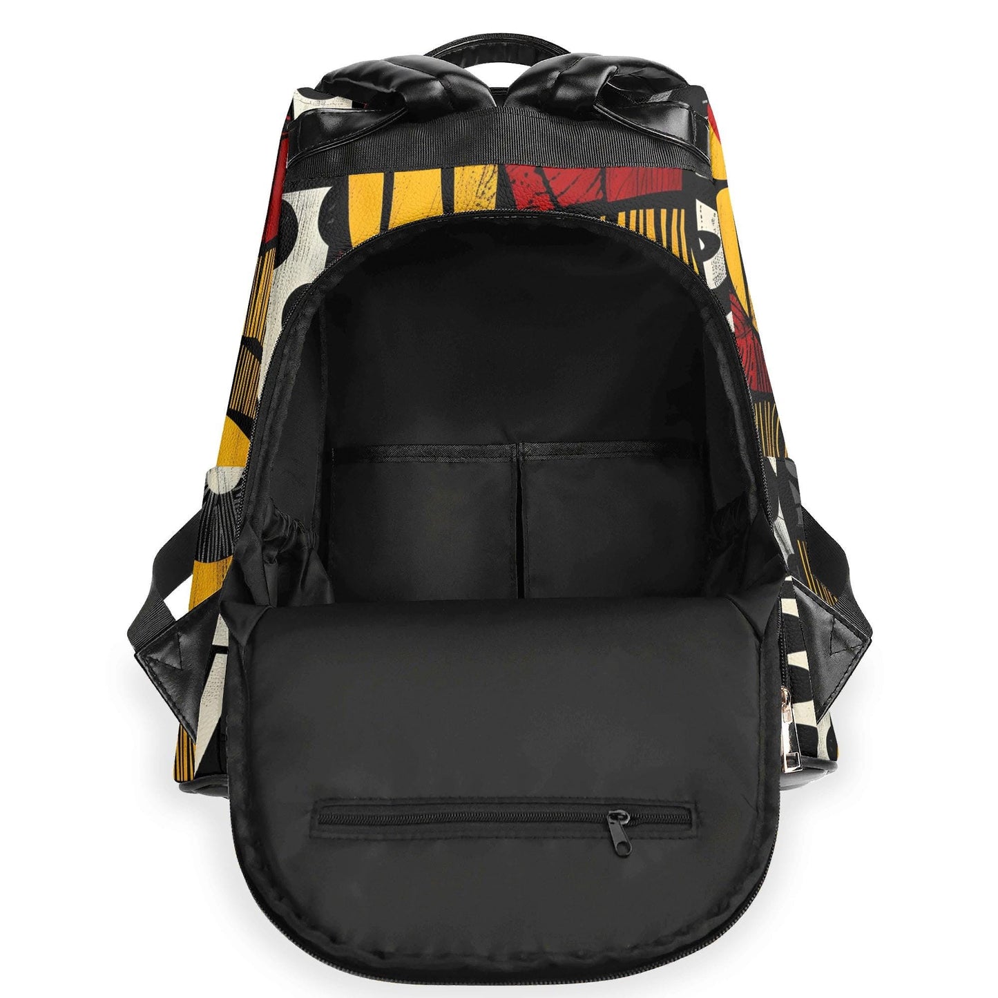 Artisan Fusion Anti-Theft Backpack, Vegan Leather Travel Daypack