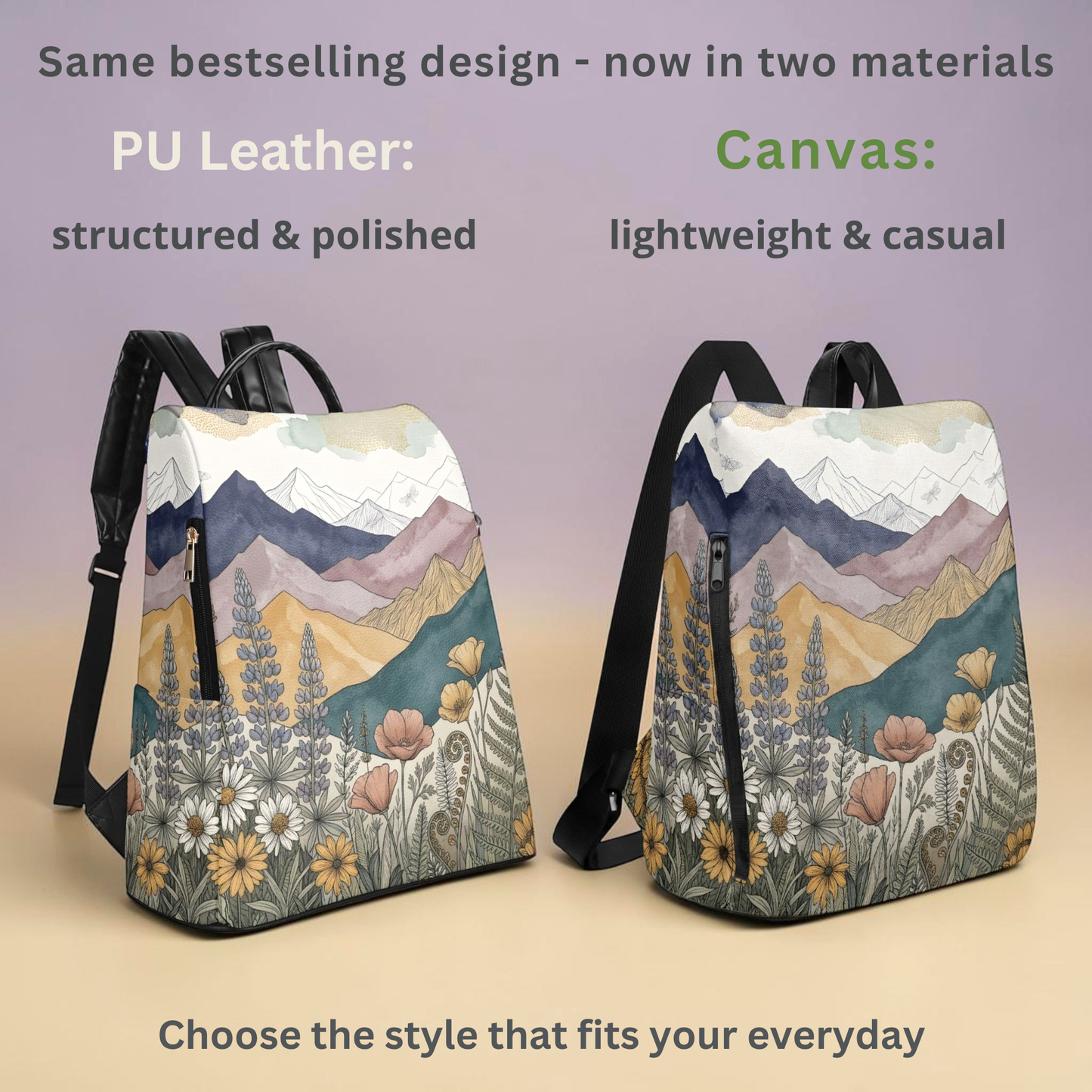 Wildflower Ridge Backpack – Golden Terrain Collection