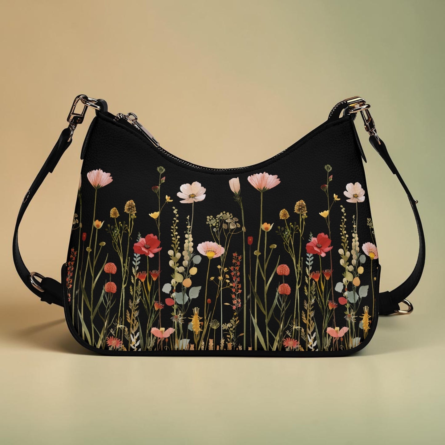 Midnight Bloom Handbag Set