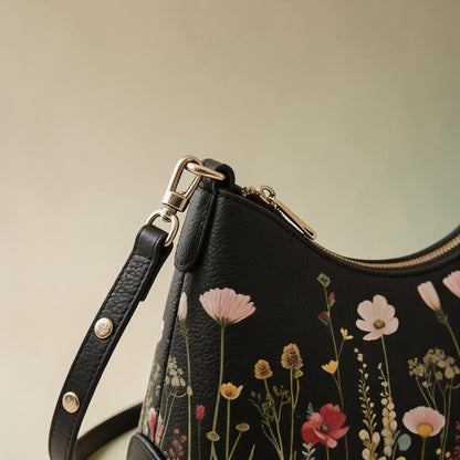 Midnight Bloom Handbag Set