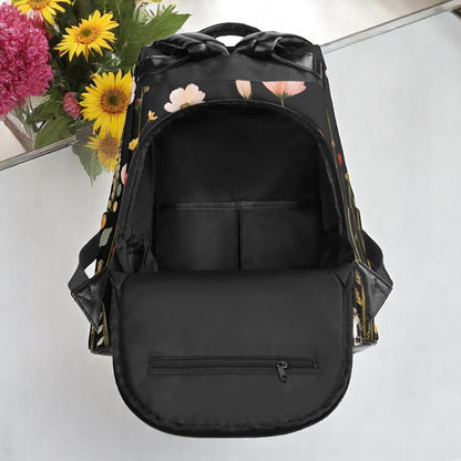 Midnight Bloom Travel Daypack