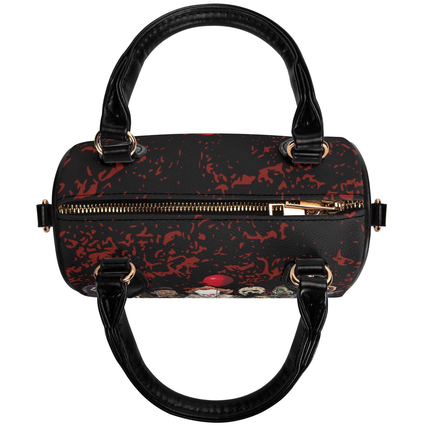 Psycho Friends Boston Bag, Top Handle Satchel