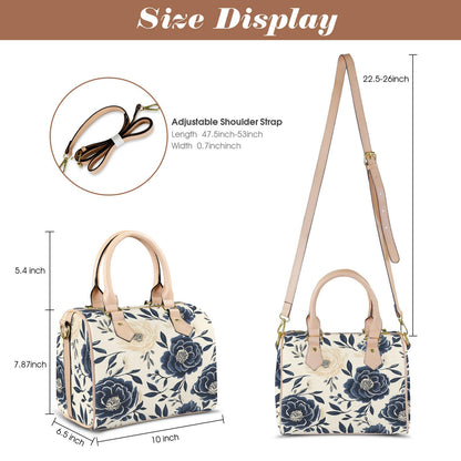 Sapphire Bloom Matching Handbag & Wallet Set