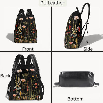 Midnight Bloom Travel Daypack