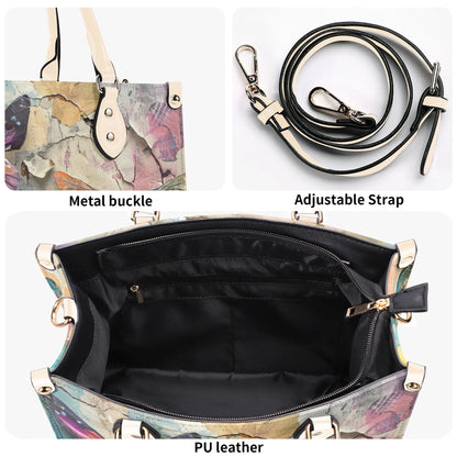 Artisan Butterfly Handbag: Vintage Romance