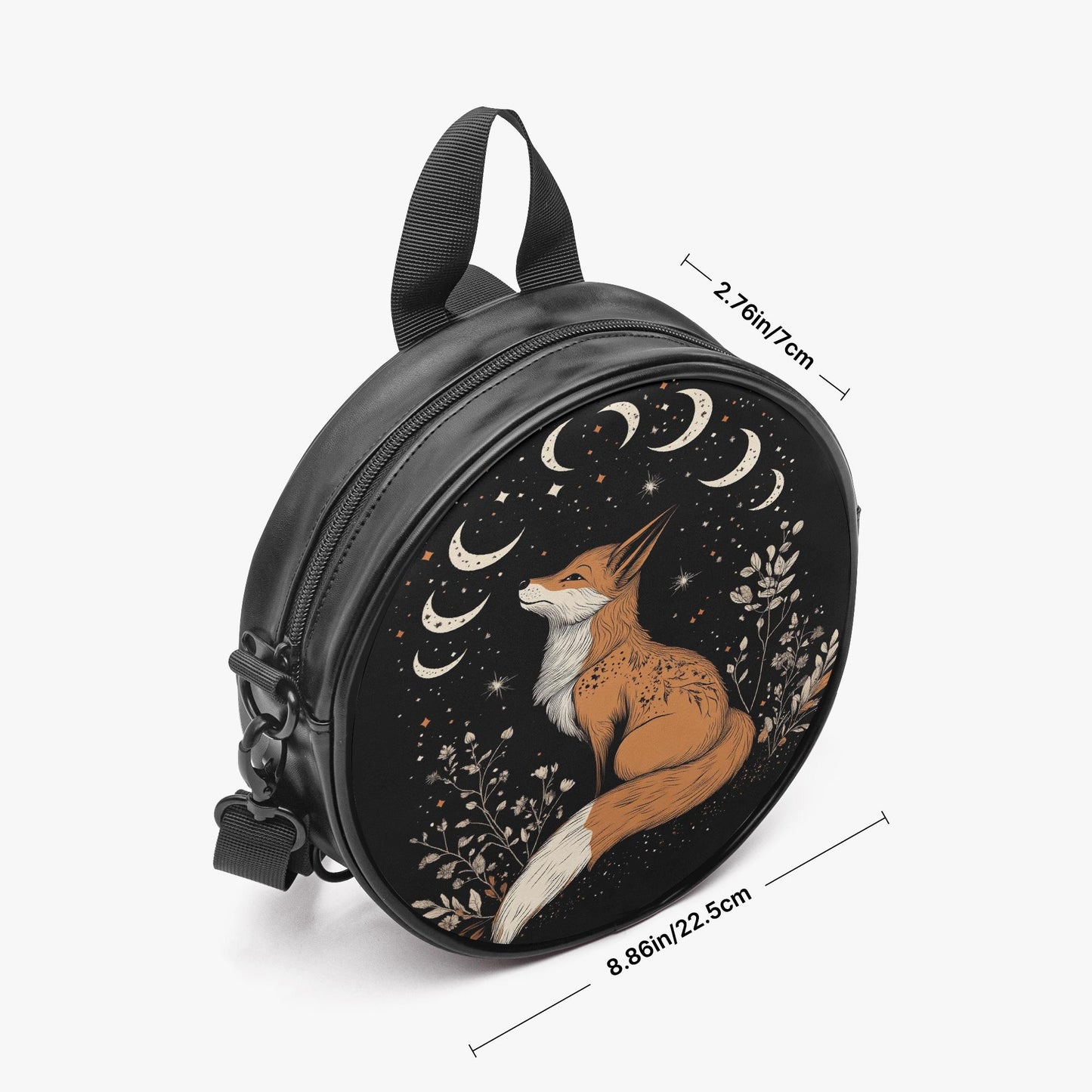 Moonsong Fox Round Crossbody Bag