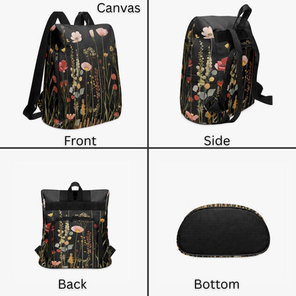 Midnight Bloom Travel Daypack