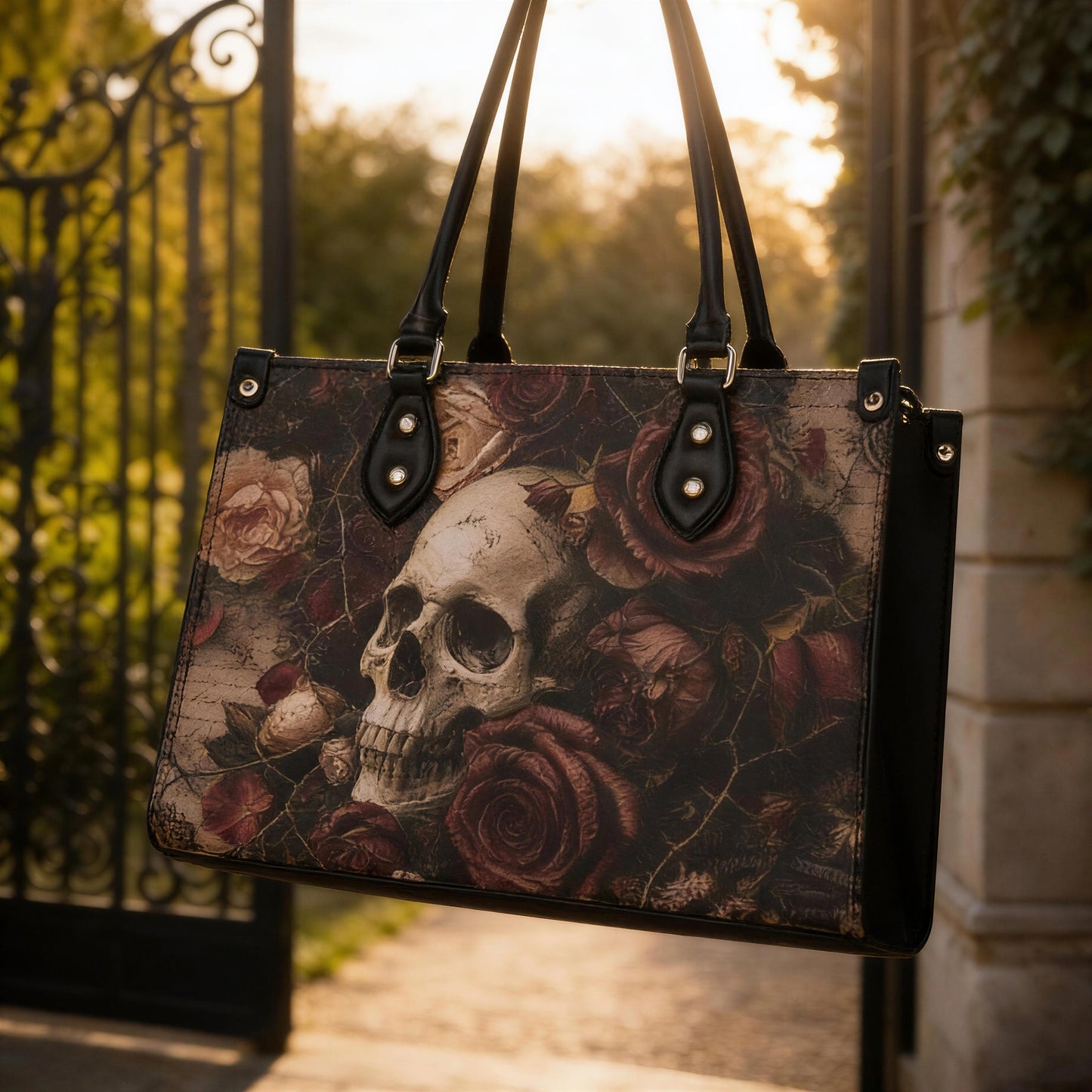 Velvet Remains Handbag - Dark Romance Mood