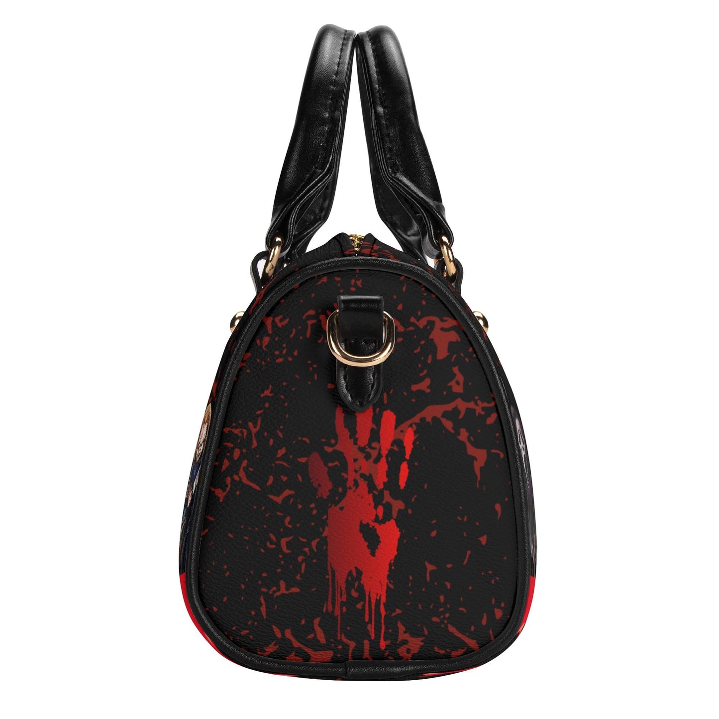 Psycho Friends Boston Bag, Top Handle Satchel