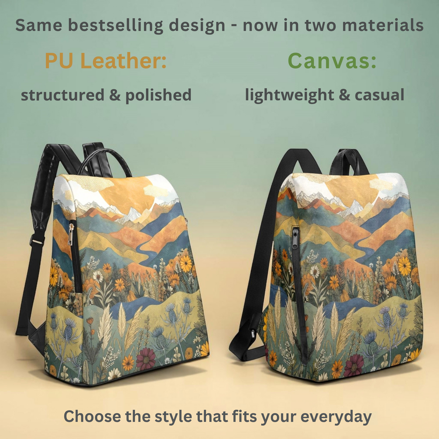 Suncrest Valley: Golden Terrain Collection Backpack
