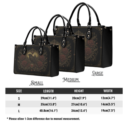 Ravenheart Eternal Satchel – Dark Romance Raven Handbag