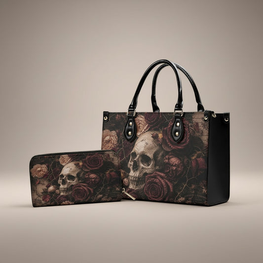 Velvet Remains Handbag - Dark Romance Mood