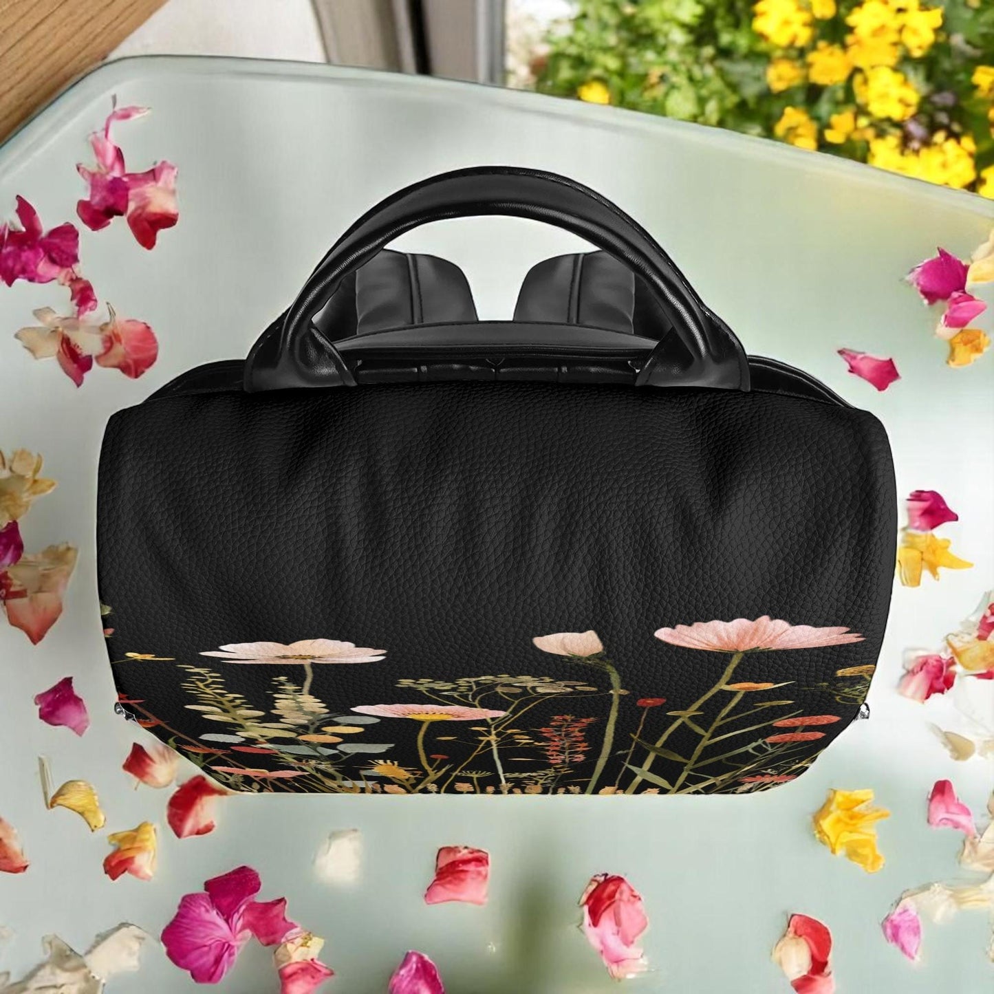 Midnight Bloom Travel Daypack