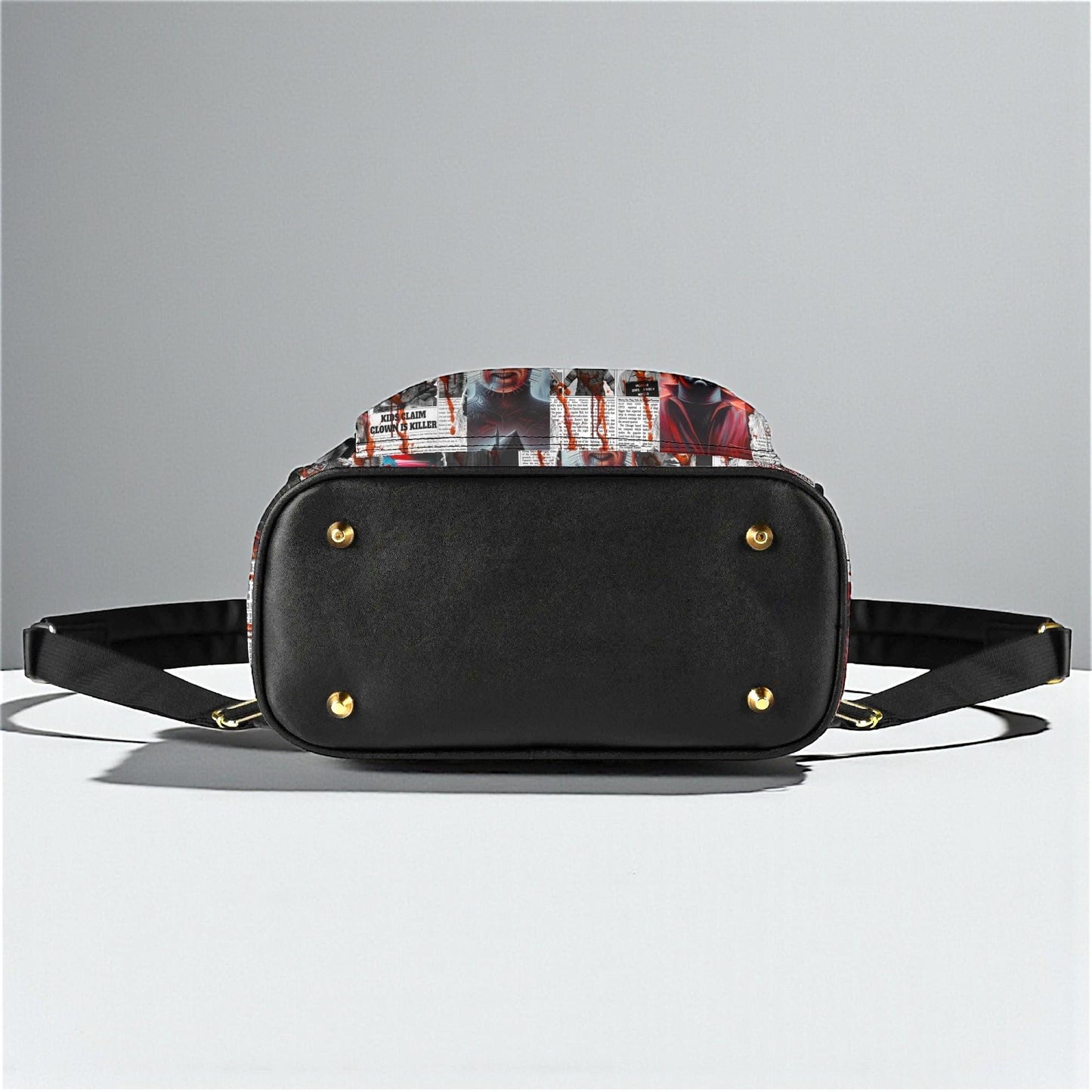 Horror Gazette - Scary Movie Backpack: Spooky PU Leather Purse