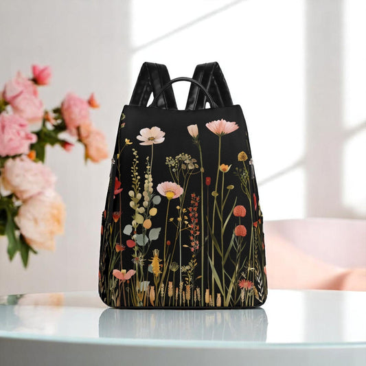 Midnight Bloom Travel Daypack