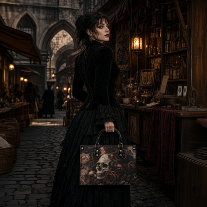 Velvet Remains Handbag - Dark Romance Mood
