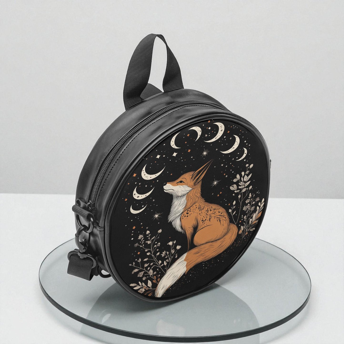 Moonsong Fox Round Crossbody Bag