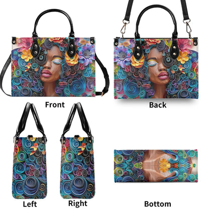 Afro-Centric Floral Handbag