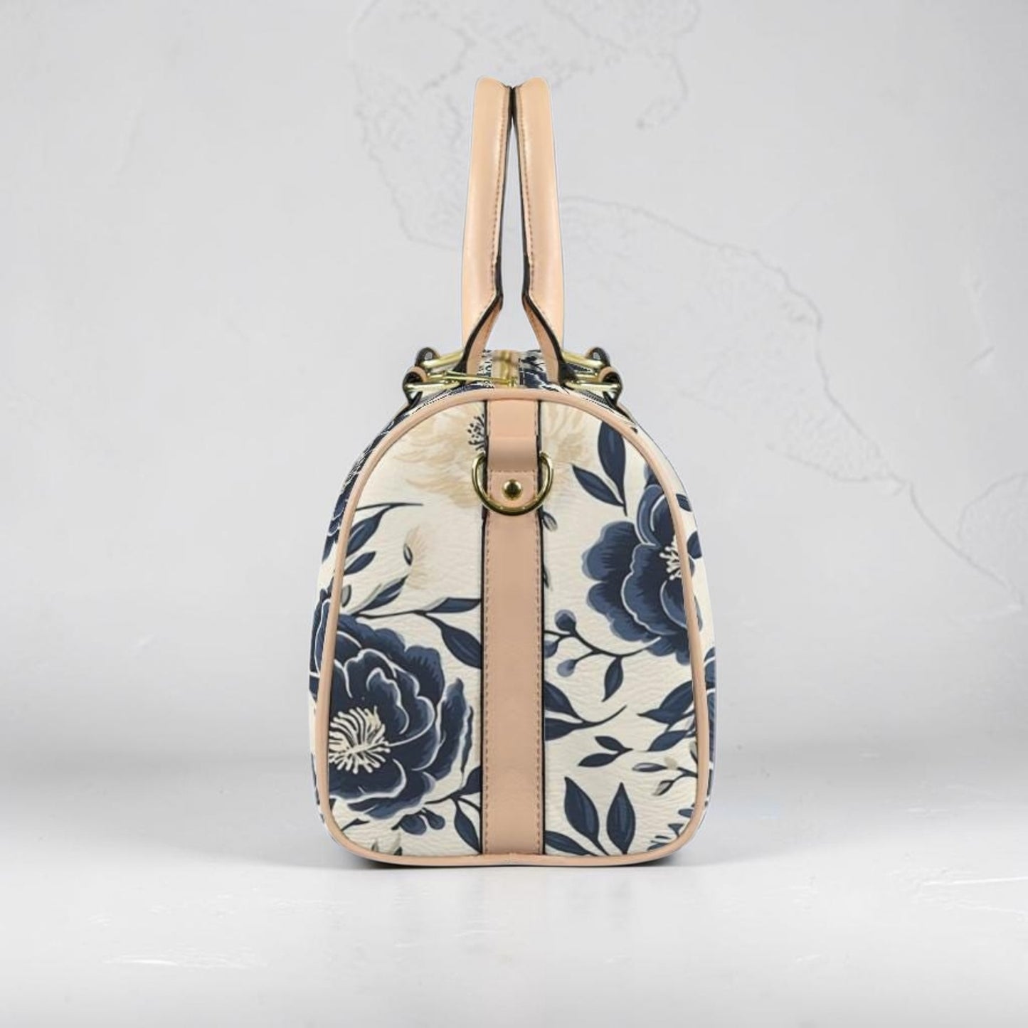 Sapphire Bloom Matching Handbag & Wallet Set