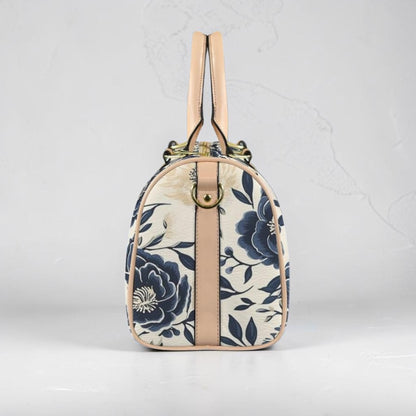 Sapphire Bloom Matching Handbag & Wallet Set