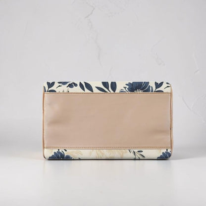 Sapphire Bloom Matching Handbag & Wallet Set