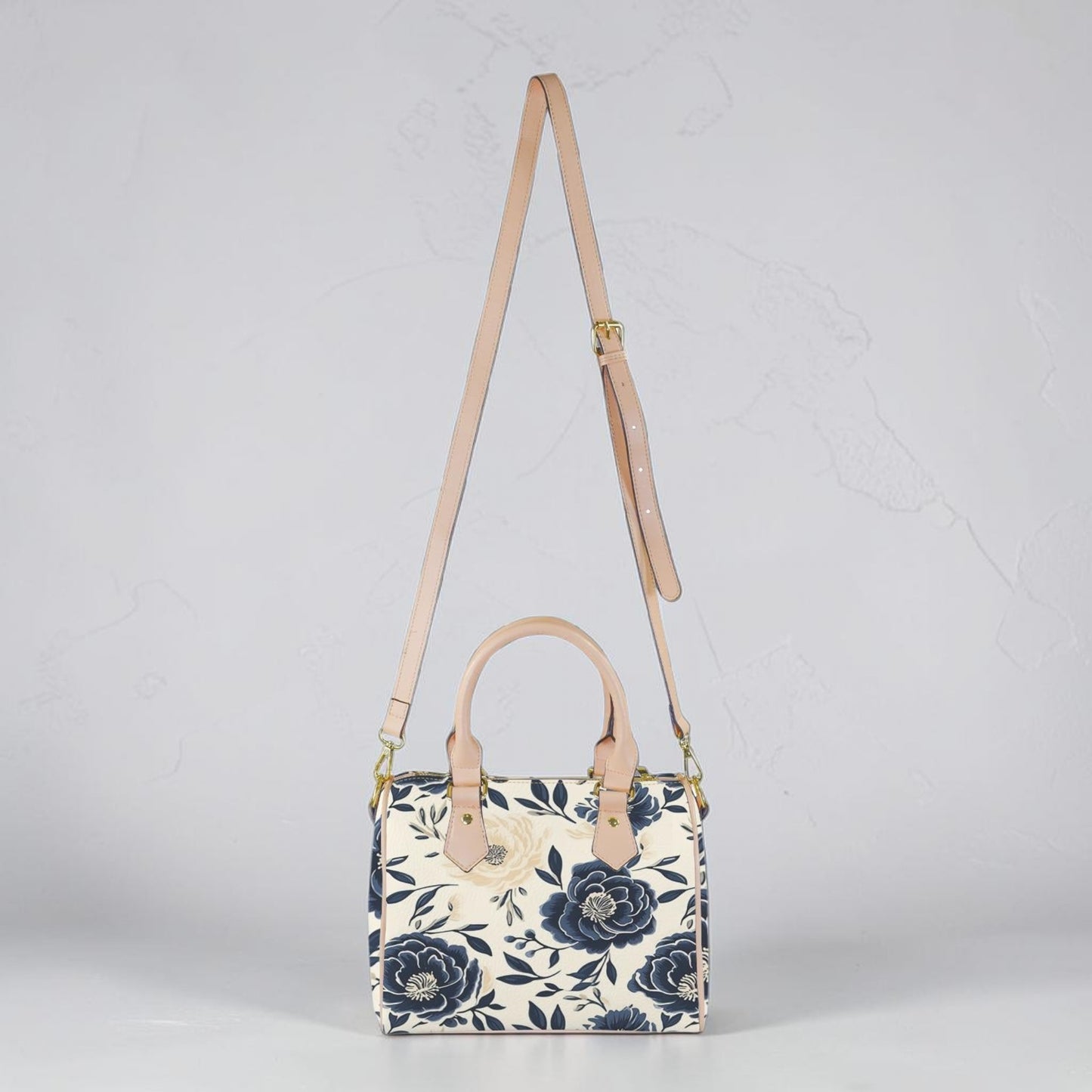 Sapphire Bloom Matching Handbag & Wallet Set