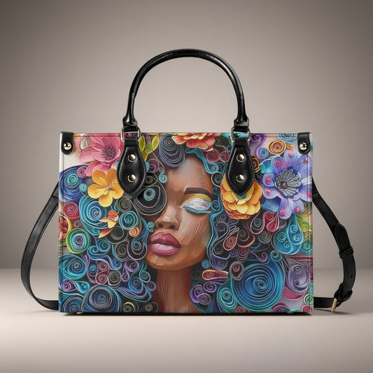Afro-Centric Floral Handbag