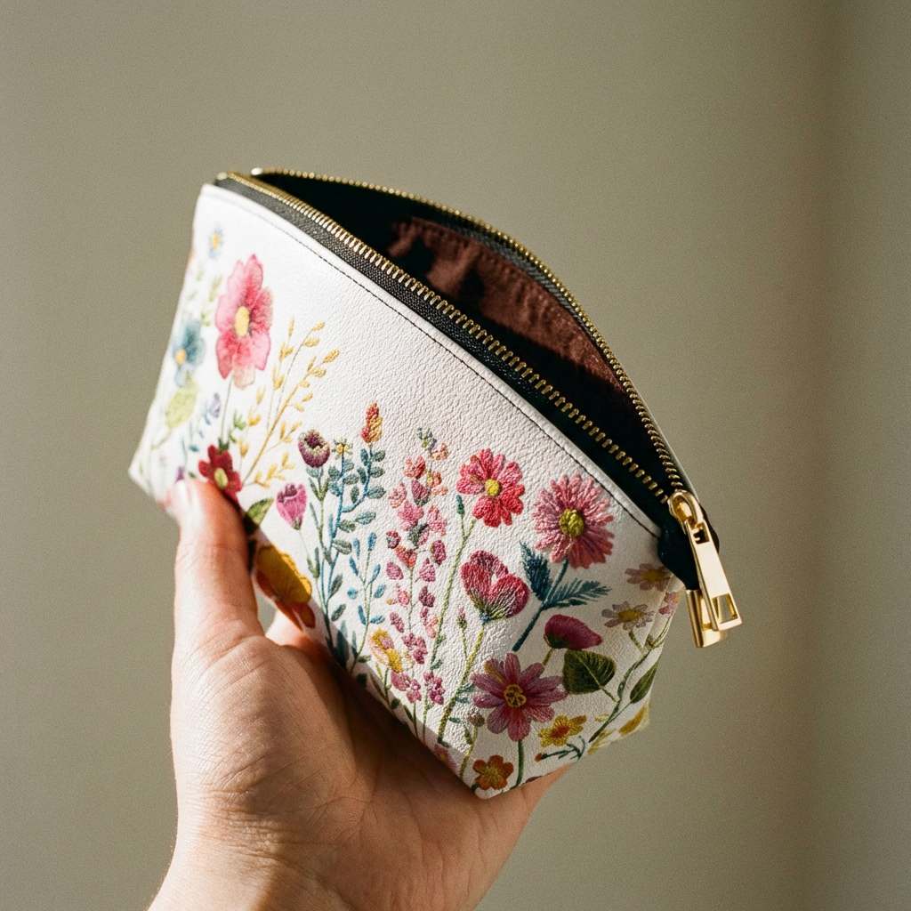 Wildflower Muse Clear Floral Tote